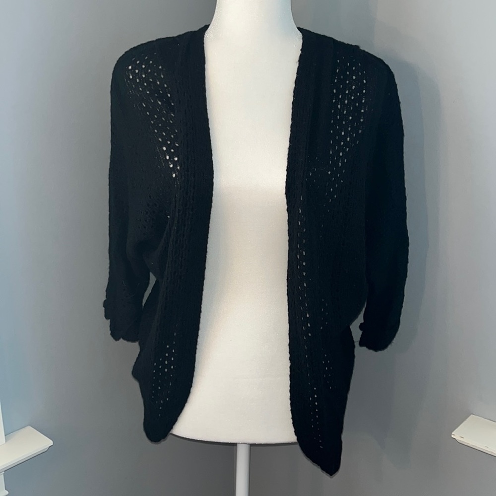 Black cardigan